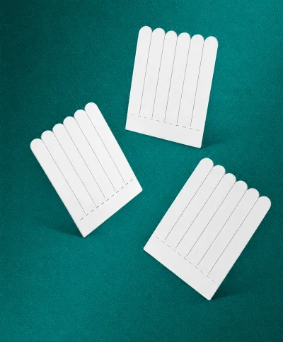 Connected emery strips